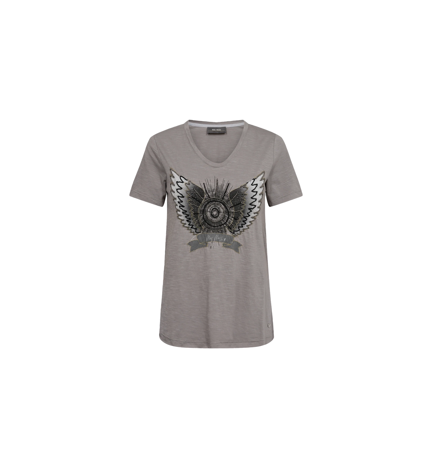 MM Gethi O-SS Tee Grey Sharkskin