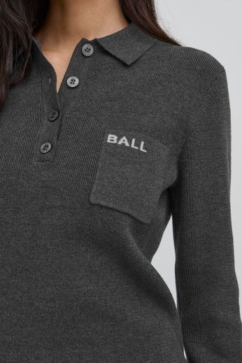 BALL BAMARIETTA KNIT POLO GREY