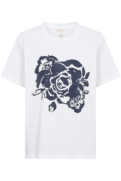 PT NAHID TS BRIGHT WHITE ROSE PRINT