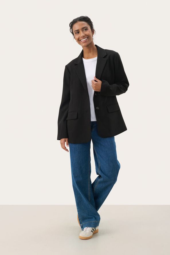 PART TWO NARA BLAZER BLACK