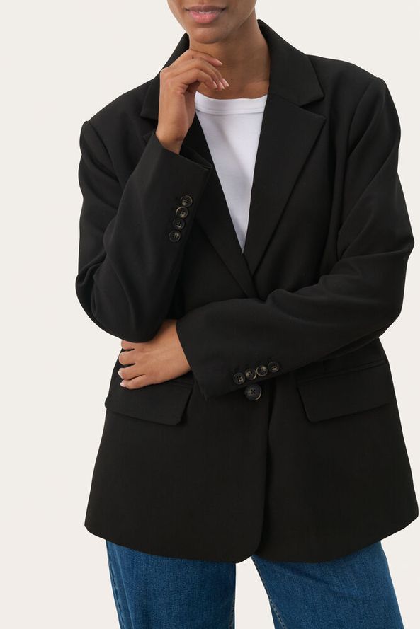 PART TWO NARA BLAZER BLACK