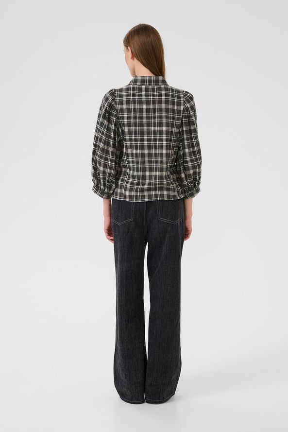 KBBELIS FROSTY BLOUSE CHECK