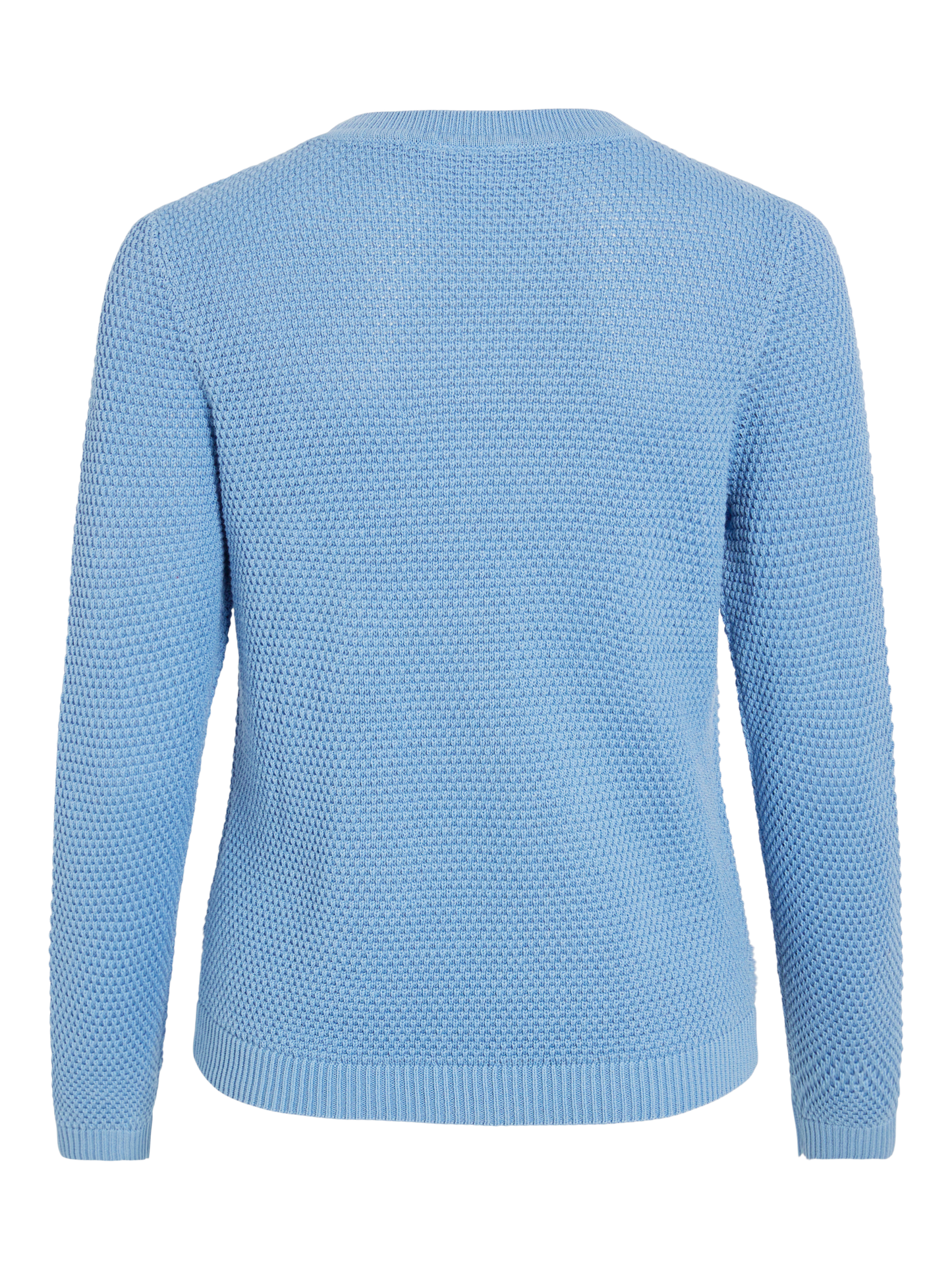 VILA VIDALO O-NECK KNIT TOP BLUE