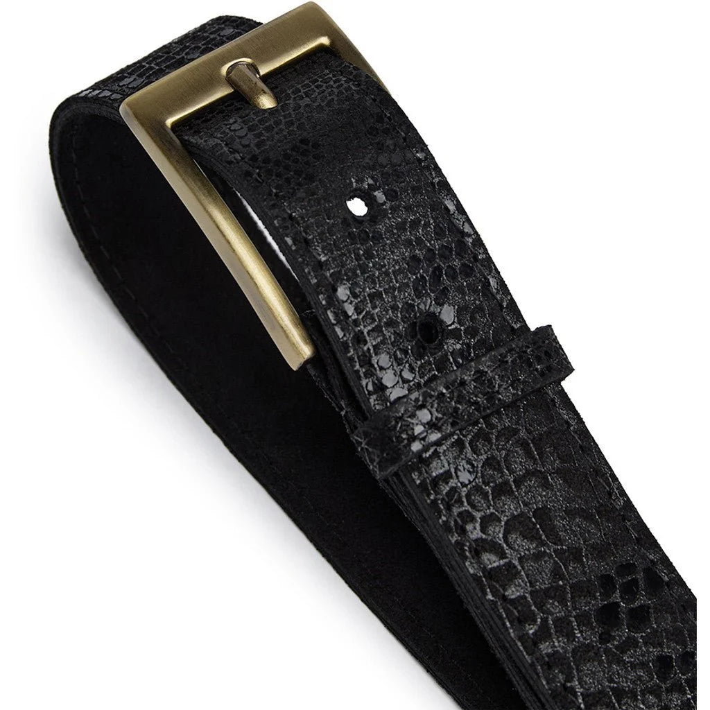 DEPECHE fashion f belt black snake