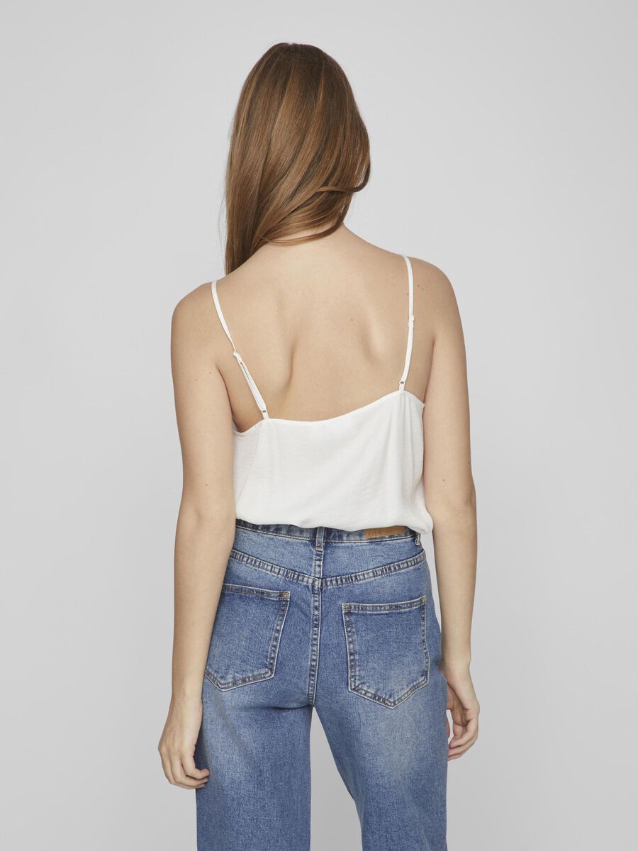 VILA, Vicava V-Neck Lace Cloud Dance