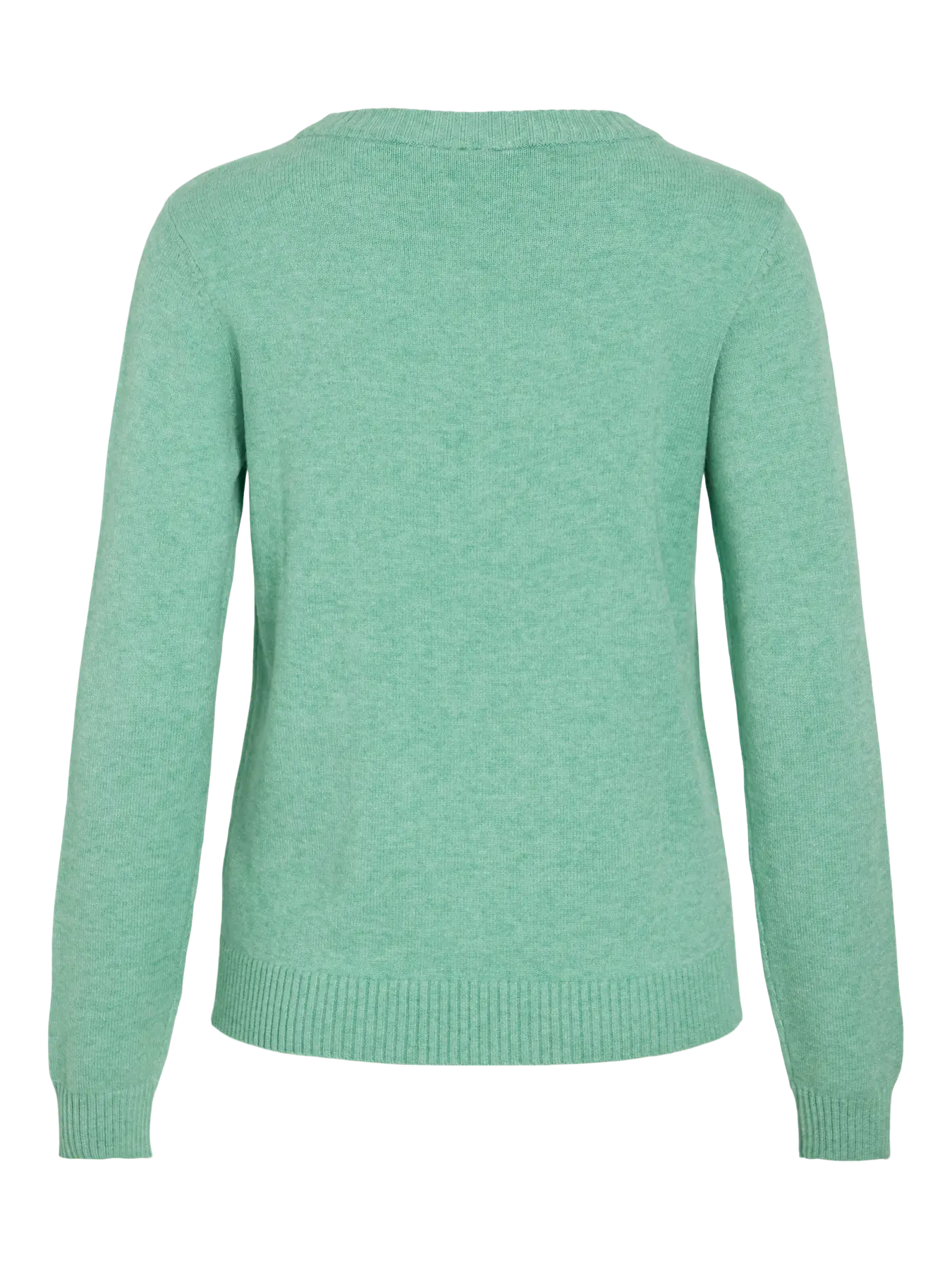 VILA VIRIL O-NECK KNIT GREEN MELANG