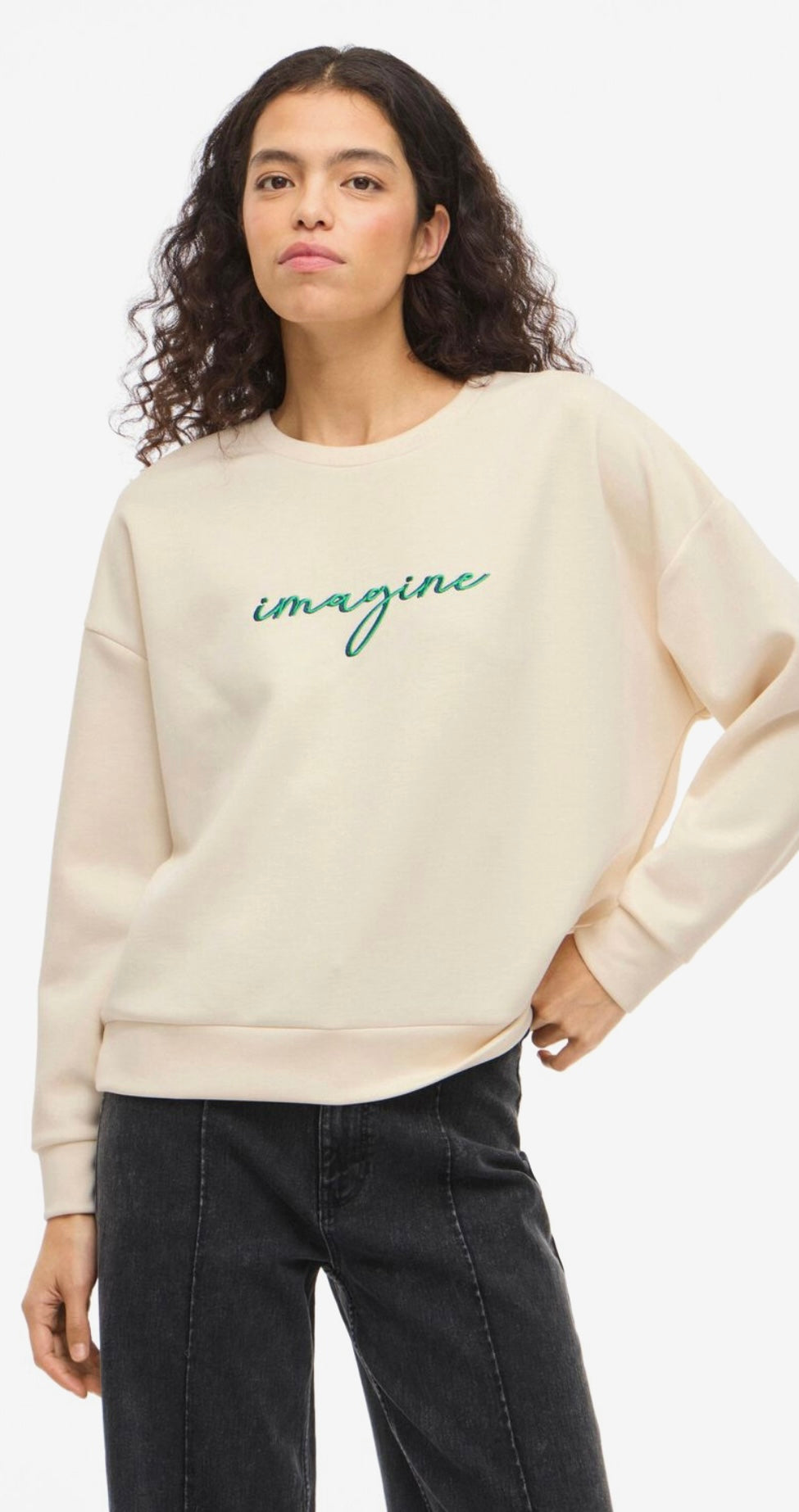 VILA VISIFFI IMAGINE O-NECK BIRCH