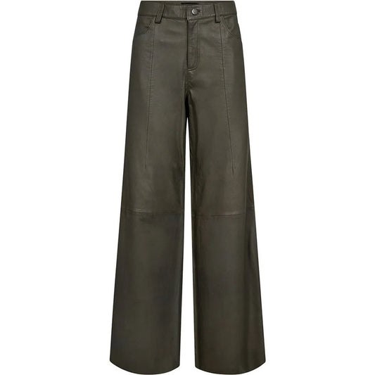 DEPECHE BOADEP HW PANTS WI LEG KHAK