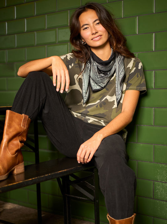BCZELDA S/S T-SHIRT AMY CAMOUFLAGE