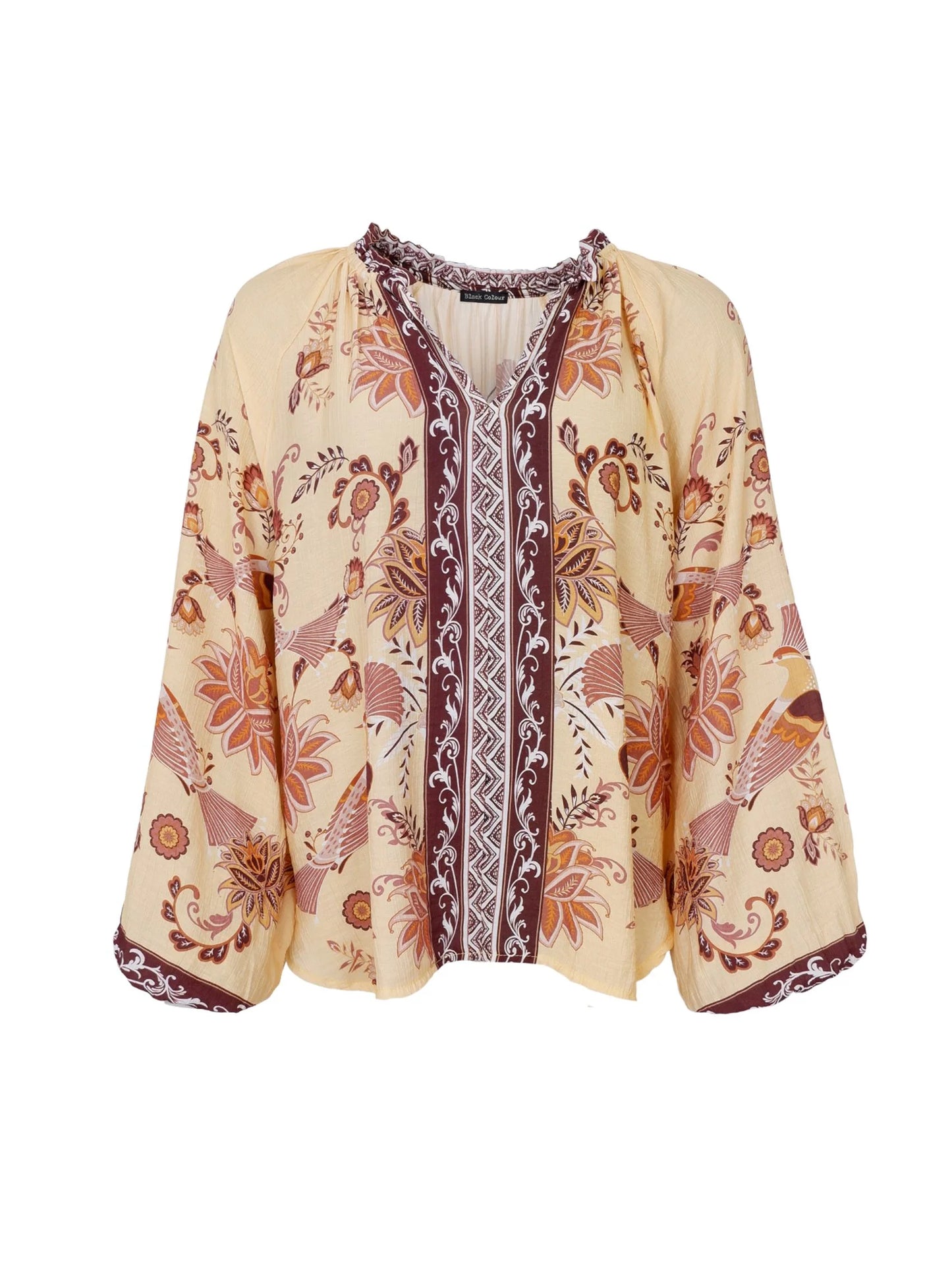 BC GUINEA BLOUSE BUTTER YELLOW