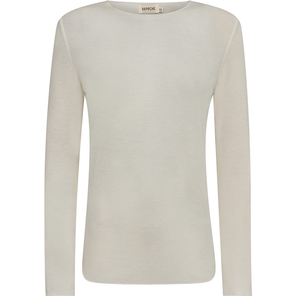 DEPECHE DREWDE CASHMERE O-NECKOFF W