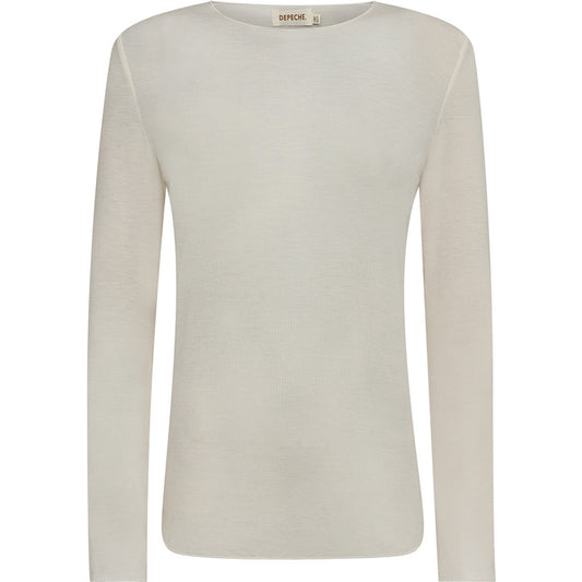 DEPECHE DREWDE CASHMERE O-NECKOFF W