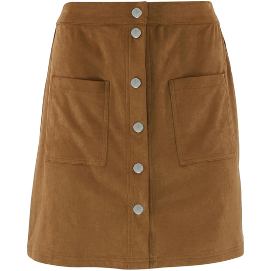CONTINUE AMY SKIRT COGNAC