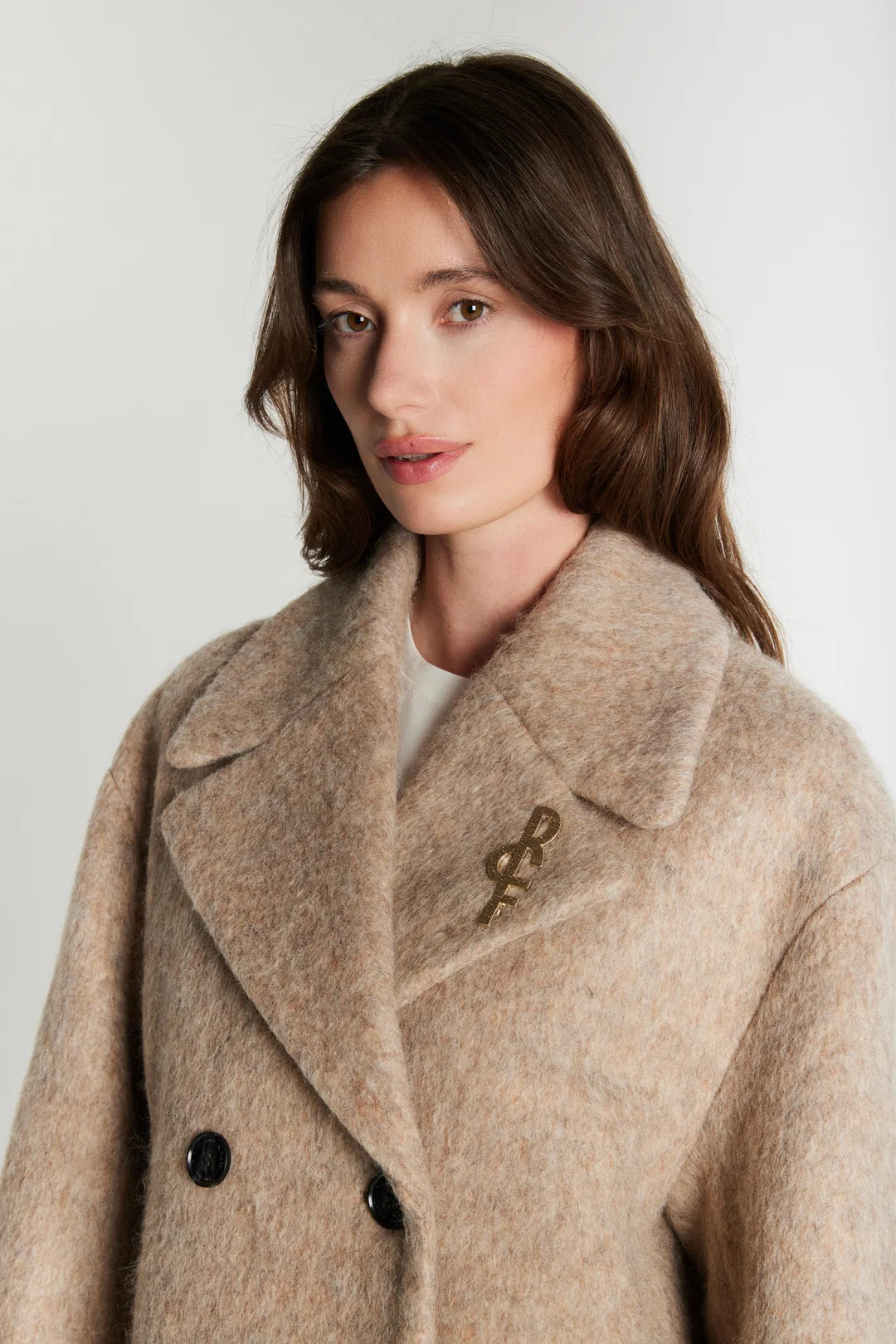 RDFKANZINA COAT SAND MELANGE