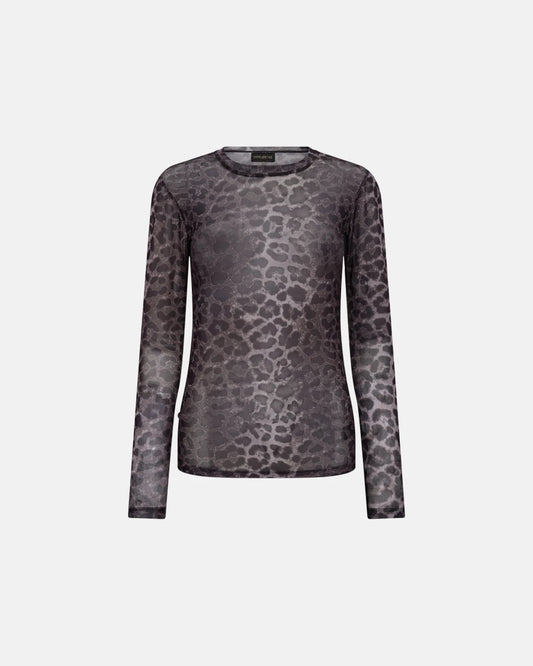 HTD blouse w/print GREY