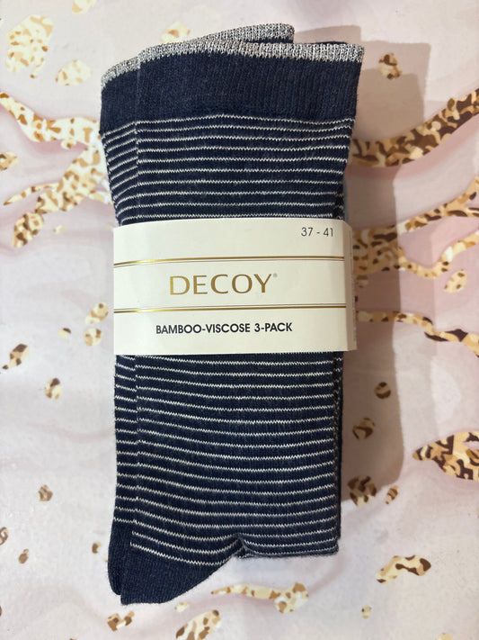Decoy 3 Pak Ankle Socks Bamboo