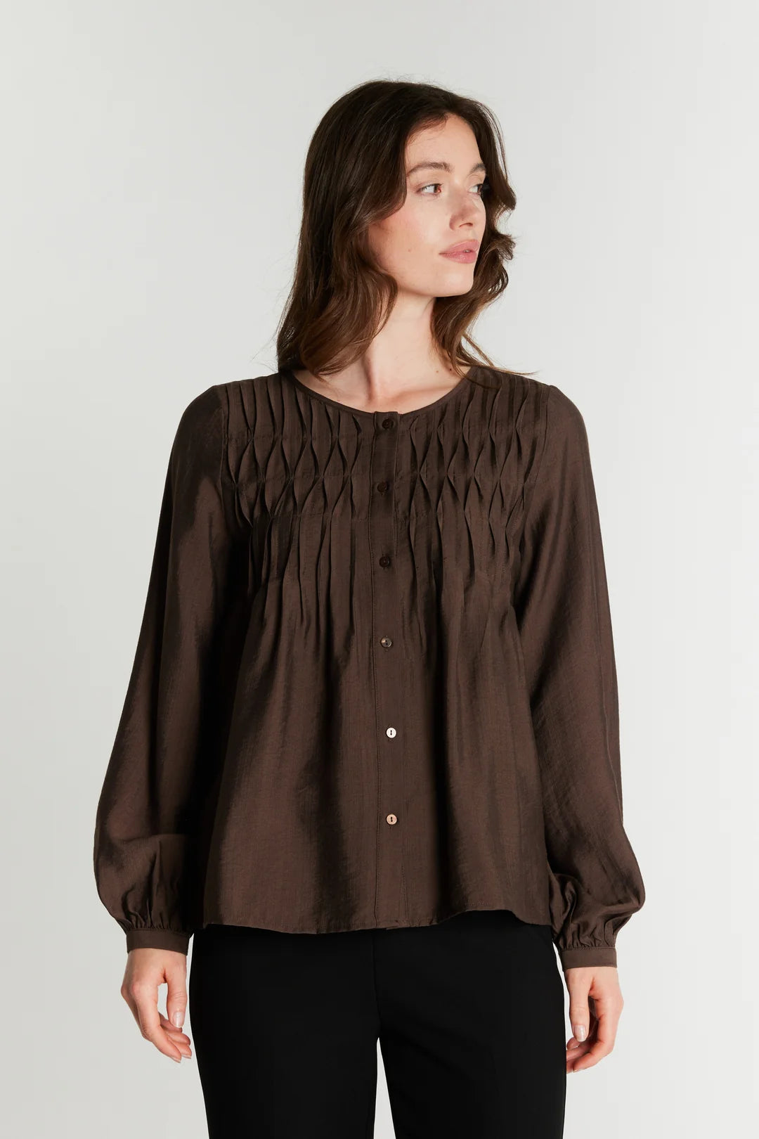 RDFANAIS SHIRT CHOCOLAT