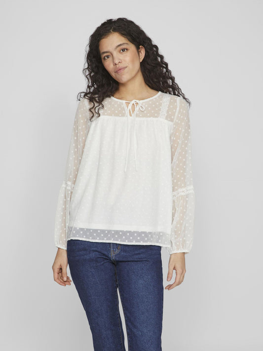 VILA EDEE SHIRT CREME