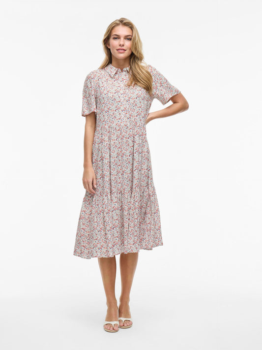 VILA VIKATY SHIRT DRESS MULTI FLOW