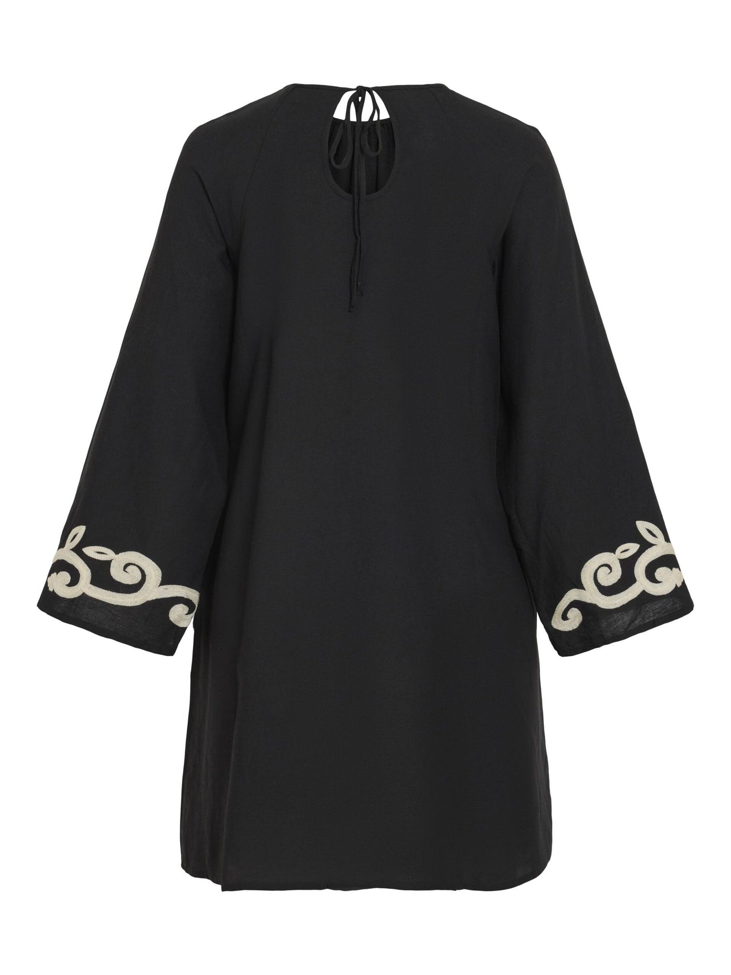 VIPOLENE O-NECK L/S SHORT DRESS