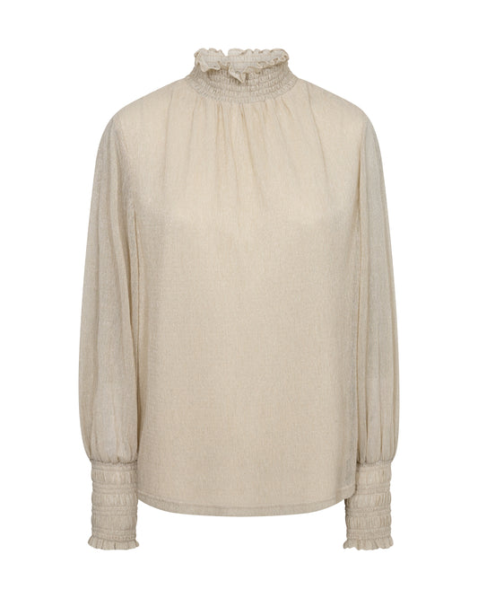 MM NAOMI XIMENA GLAM LS BLOUSE SUMMER SAND