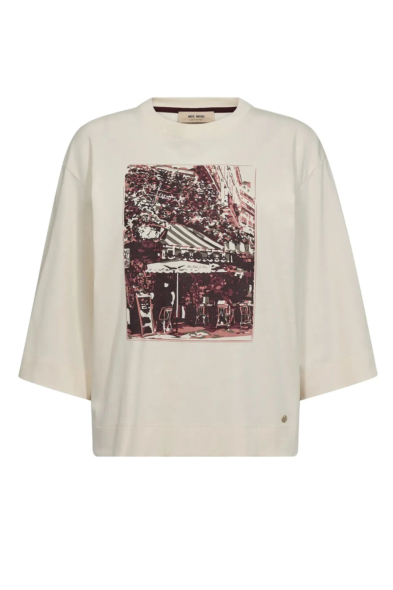 MOS MOSH SALMO 3/4 SLEEVE TEE FUDGE