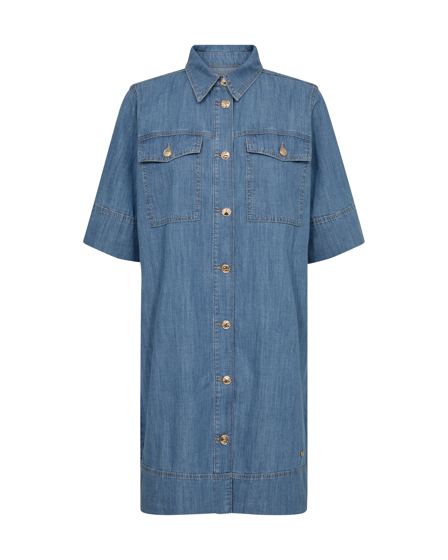 MMSOLL DENIM DRESS MID BLUE