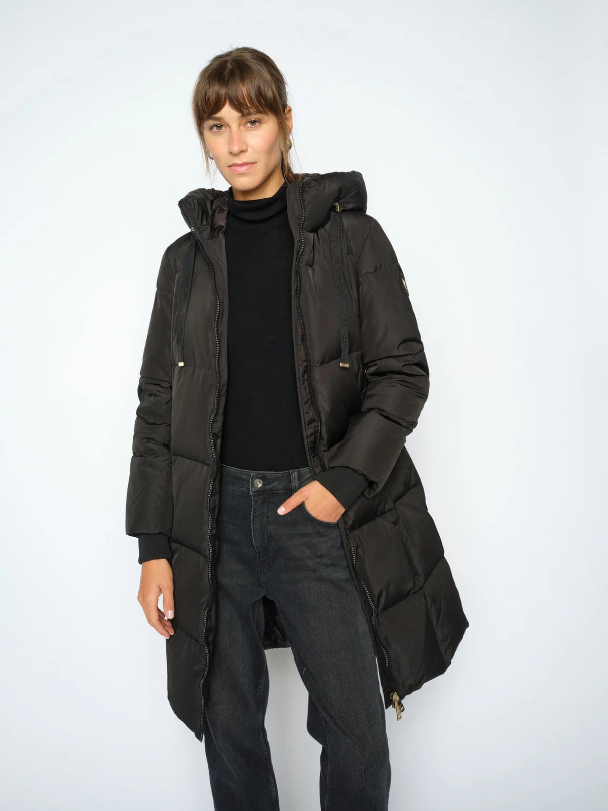 MMNOVA SQUARE DOWN COAT BLACK