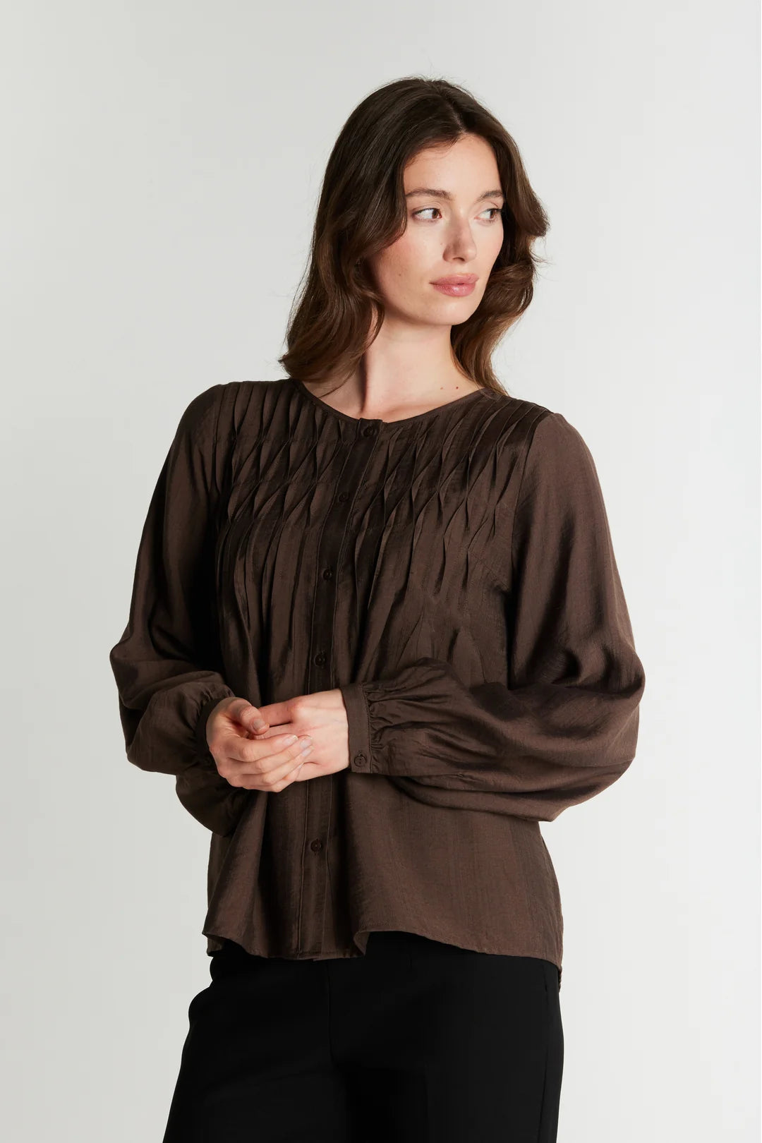 RDFANAIS SHIRT CHOCOLAT