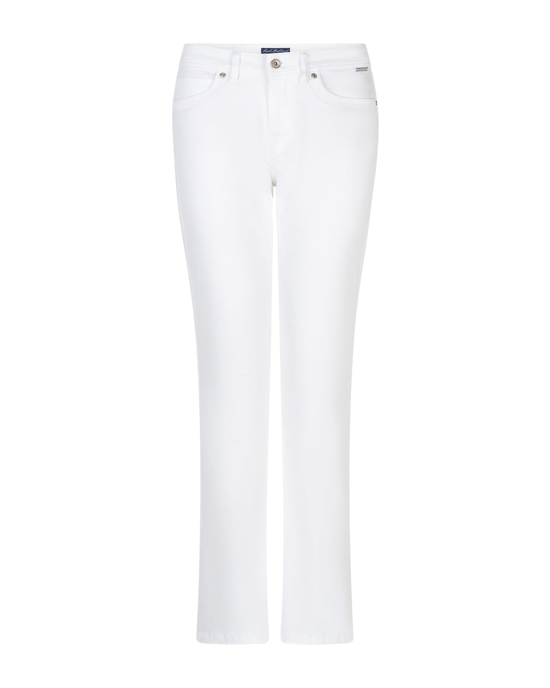 RED BUTTON BABETTE WHITE