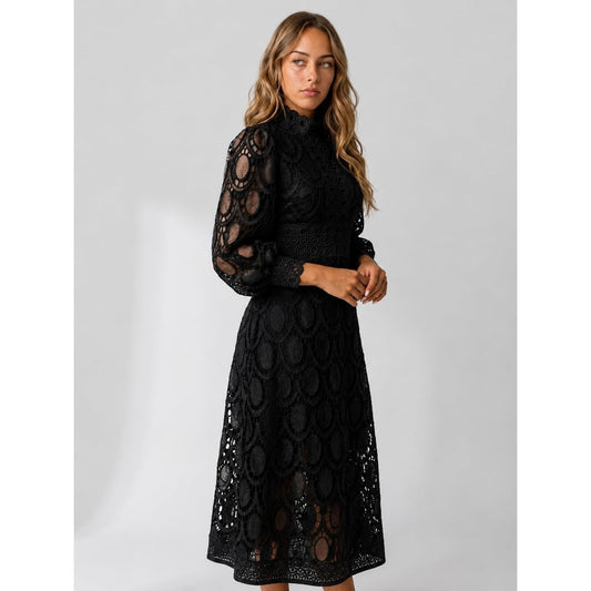 T&S LILLIAN LACE DRESS BLACK