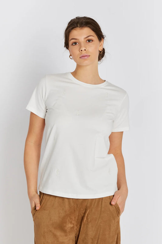 RDFALVINA LOGO T-SHIRT OFF WHITE