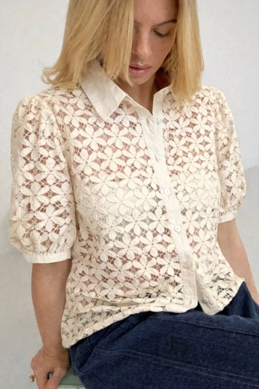 CONTINUE CHARLOTTE LACE OFF WHITE