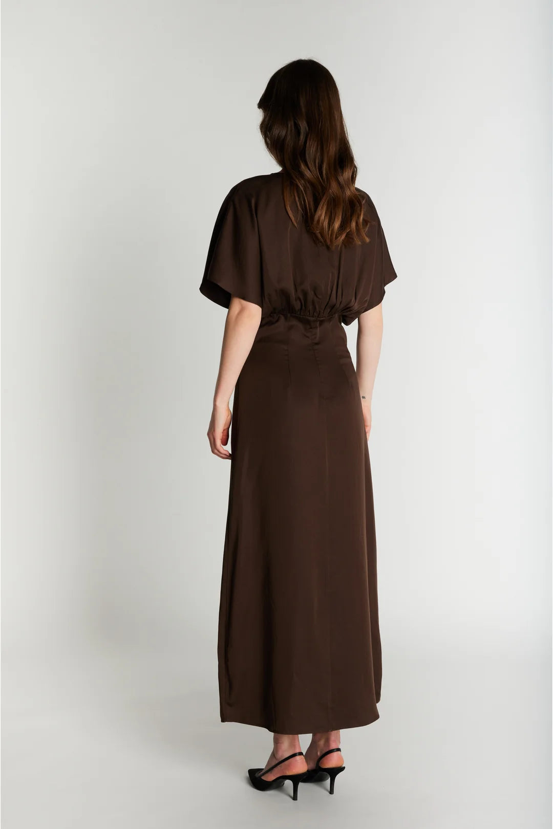 RDF ALODIE DRESS CHOCOLAT