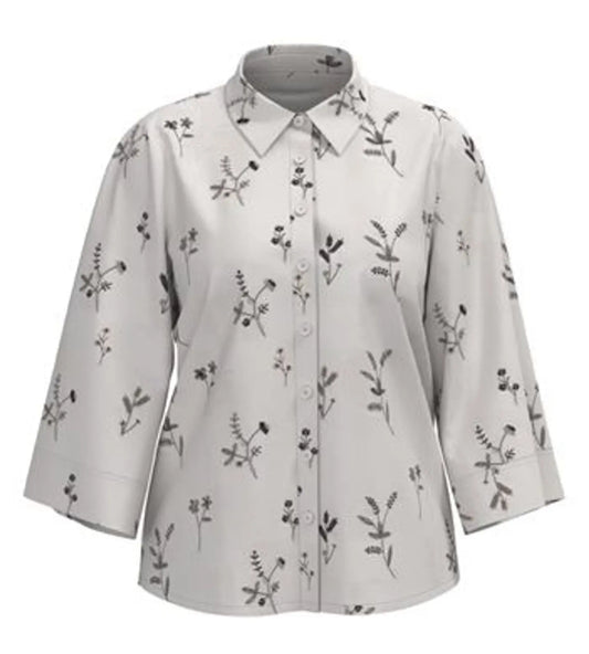 VILA VIWILLIS 3/4 EMNROIDERED SHIRT