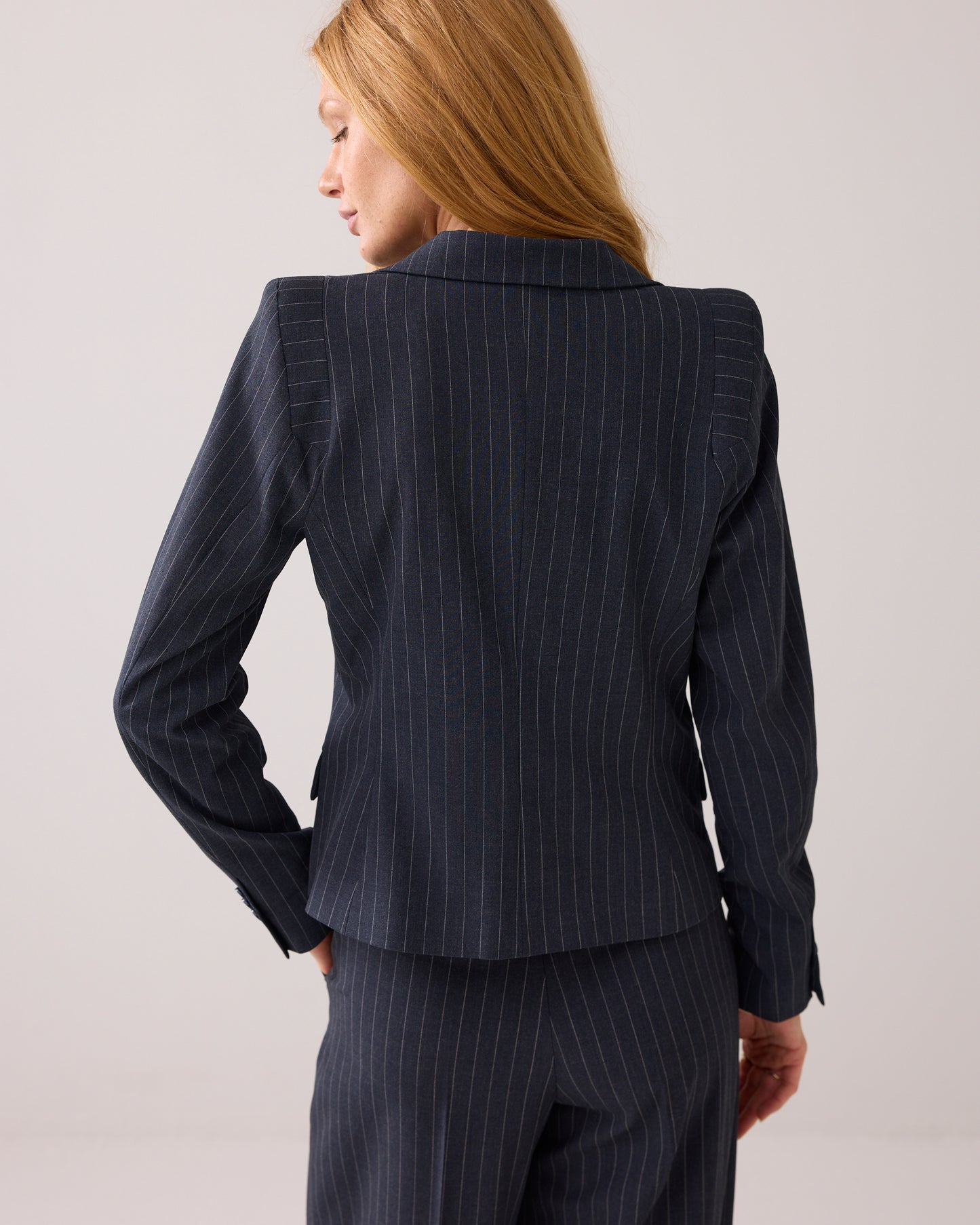 SUMMUM BLAZER TAILORED PINSTRIPE