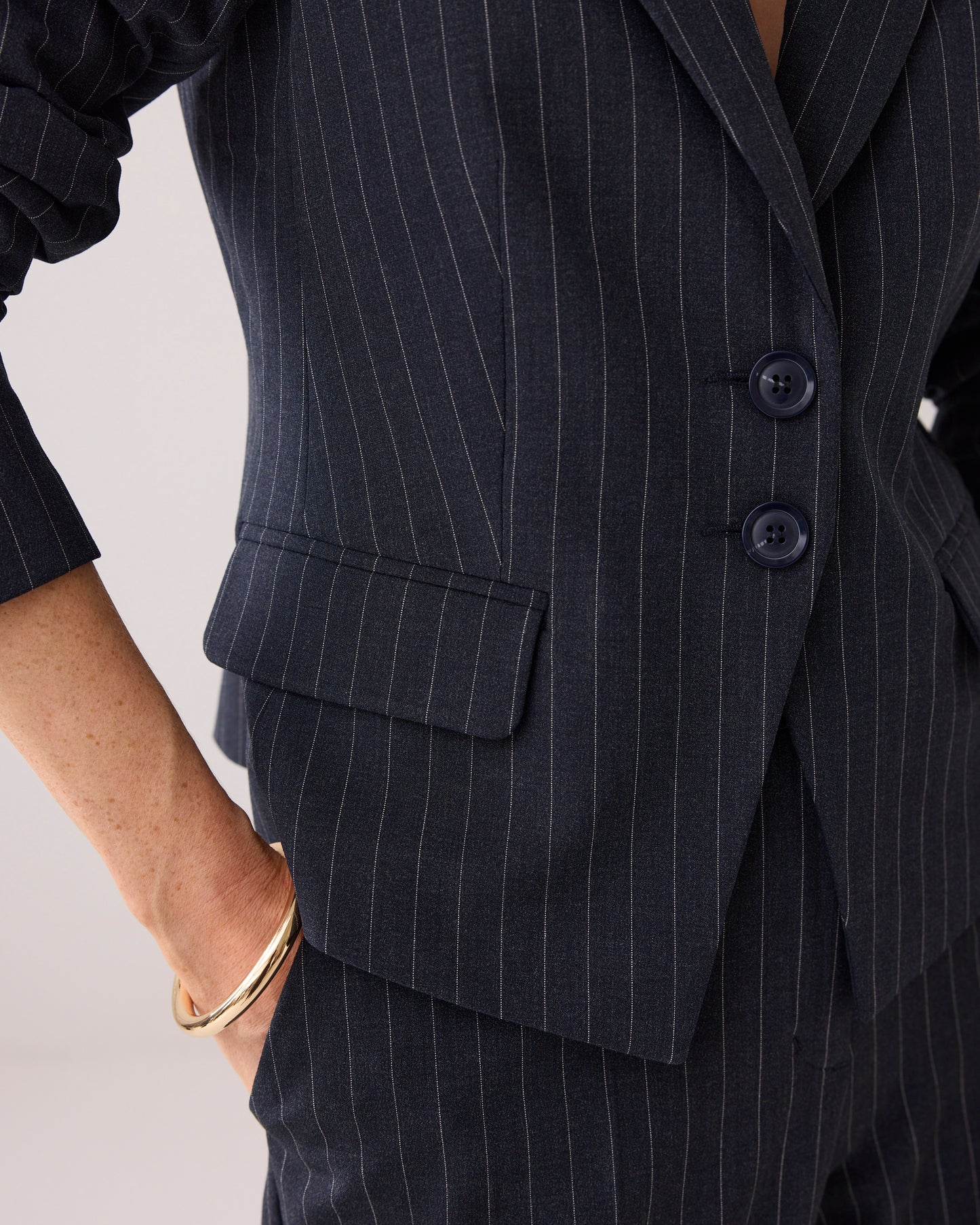 SUMMUM BLAZER TAILORED PINSTRIPE