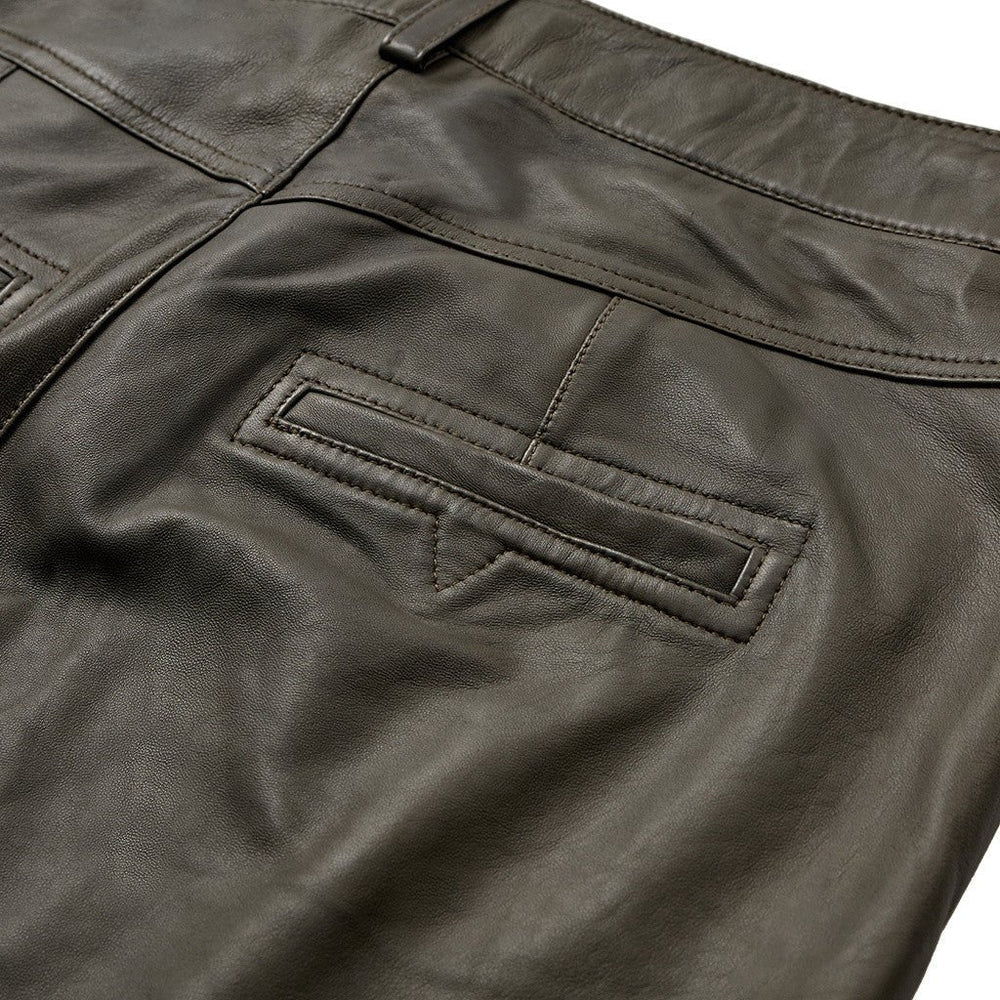 DEPECHE BOADEP HW PANTS WI LEG KHAK