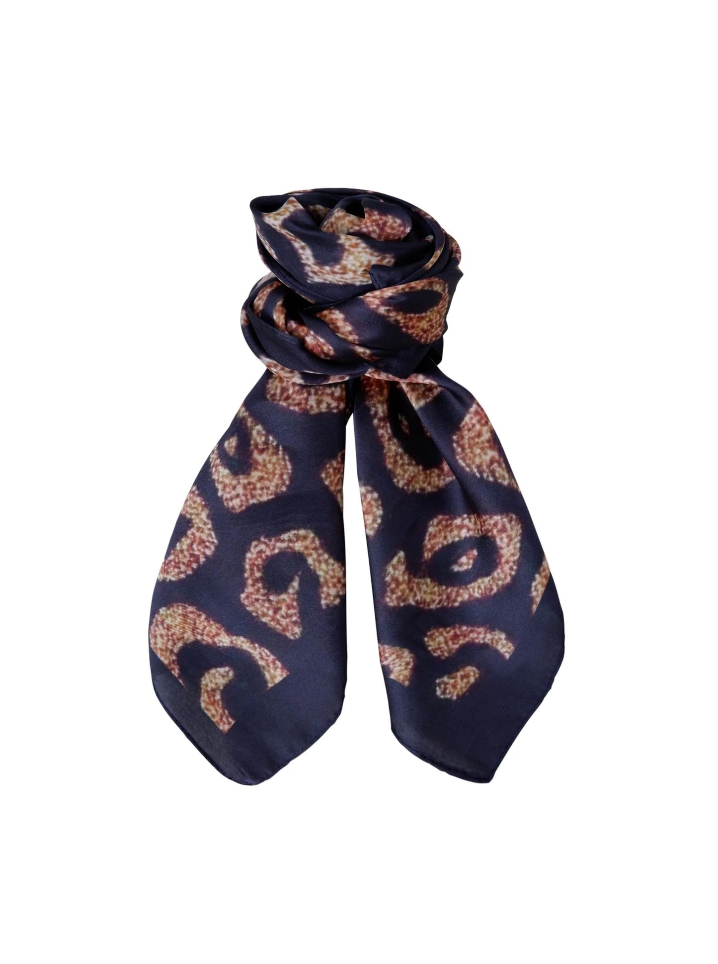 BCALICIA SATIN SCARF BLACK