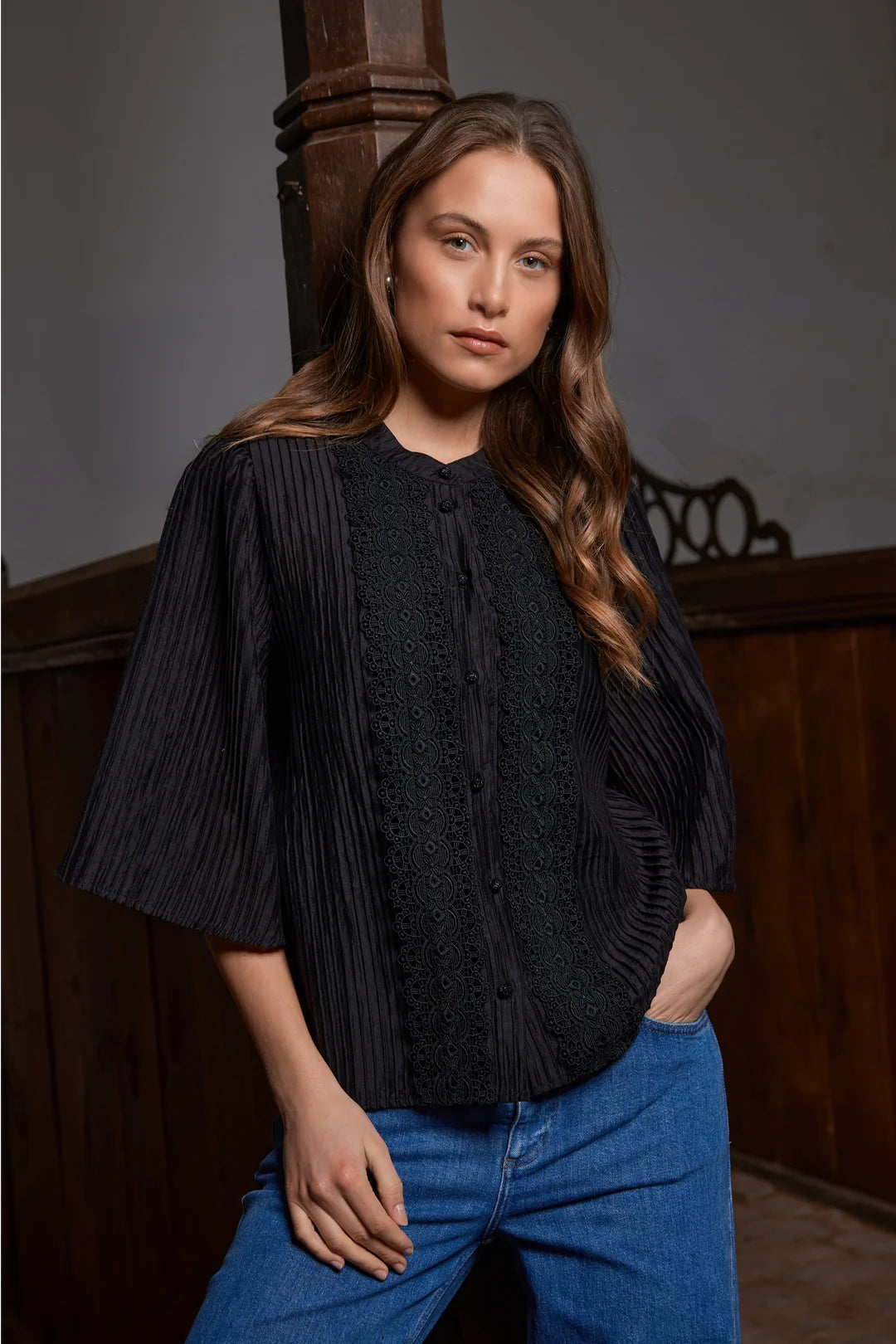 RDF NELLE SHIRT BLACK