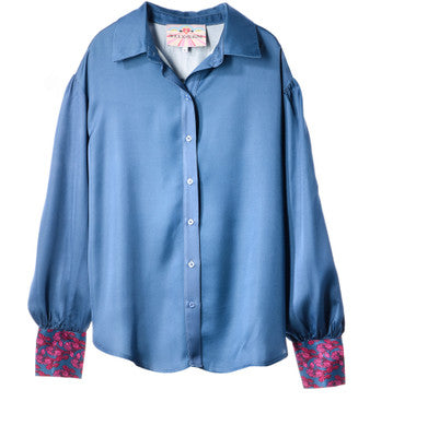 SOUL KATHRINE CLARA BLOUSE BLUE