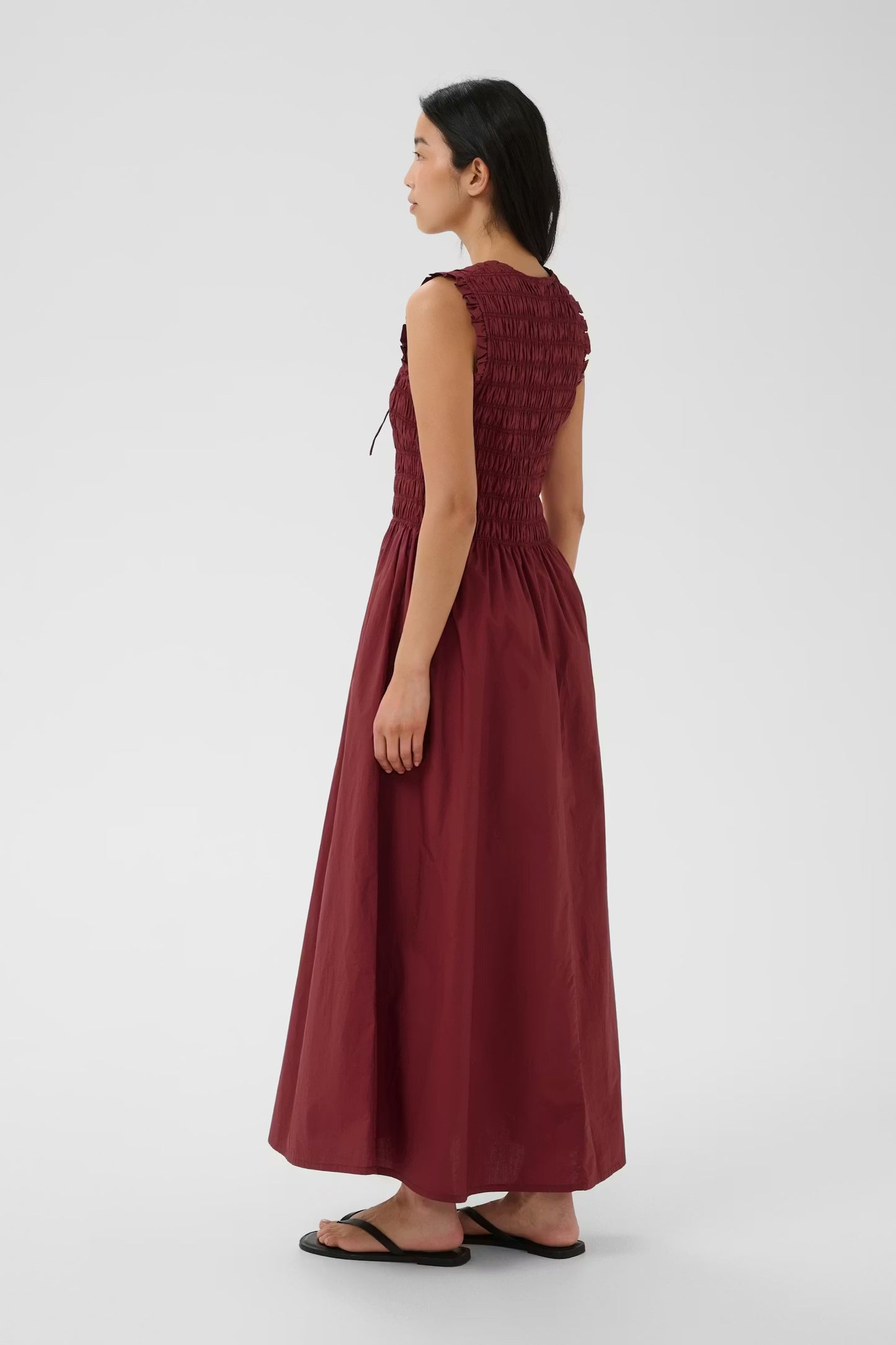 PART TWO BORGNETTE DRESS BURNT RUSS