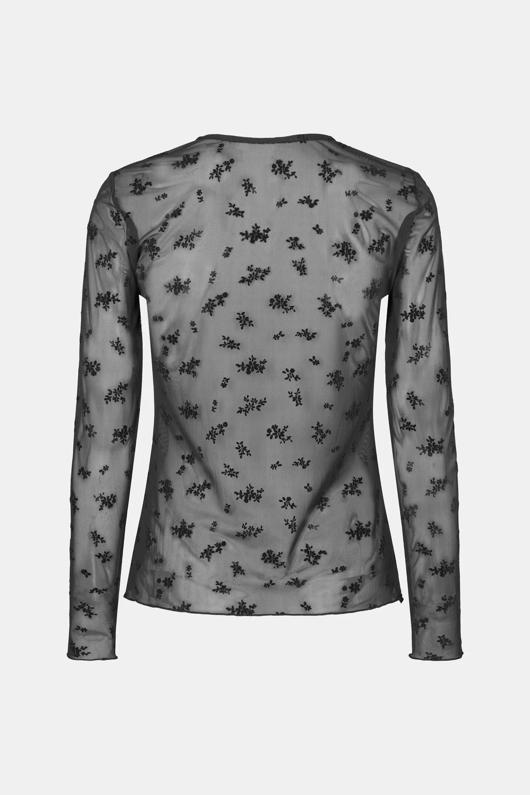 RDF ROUND NECK BLOUSE BLACK