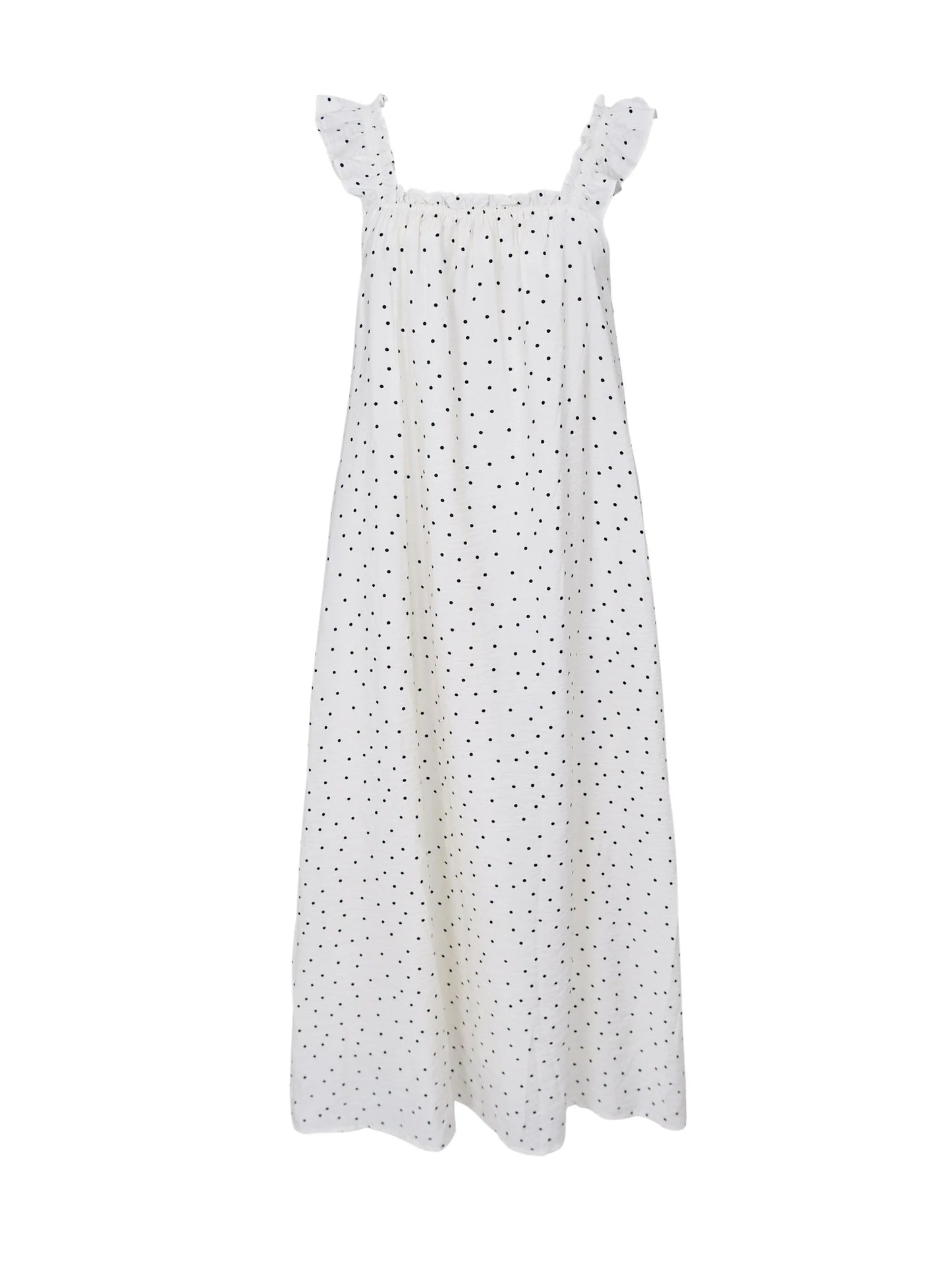 BCBEDIKT DRESS OFF WHITE DOT