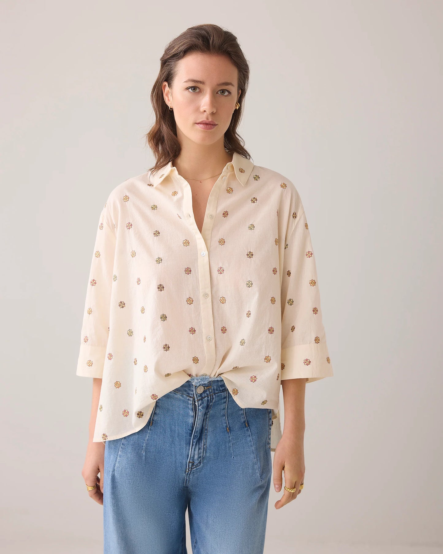 SUMMUM SCATTERED EMBOIDERYY ROSE SM