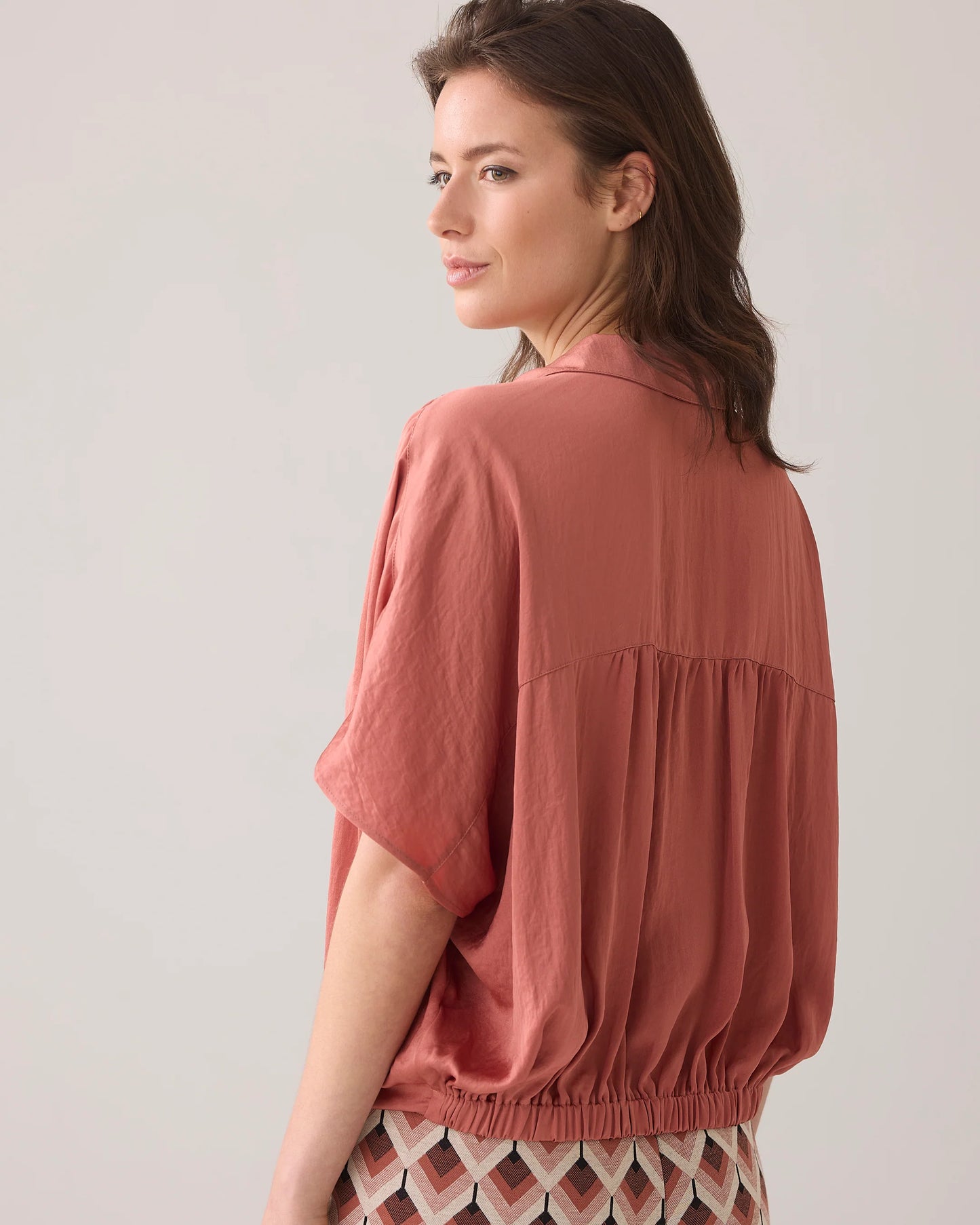 SUMMUM BLOUSE BATSLEEVES SILKY SEPH
