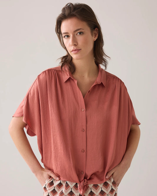 SUMMUM BLOUSE BATSLEEVES SILKY SEPH
