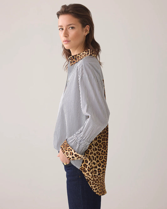 SUMMUM BLOUSE AINMAL PRINT MULTICOL