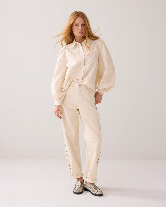 SUMMUM BLOUSE TAPE PATTE VOILE IVOR