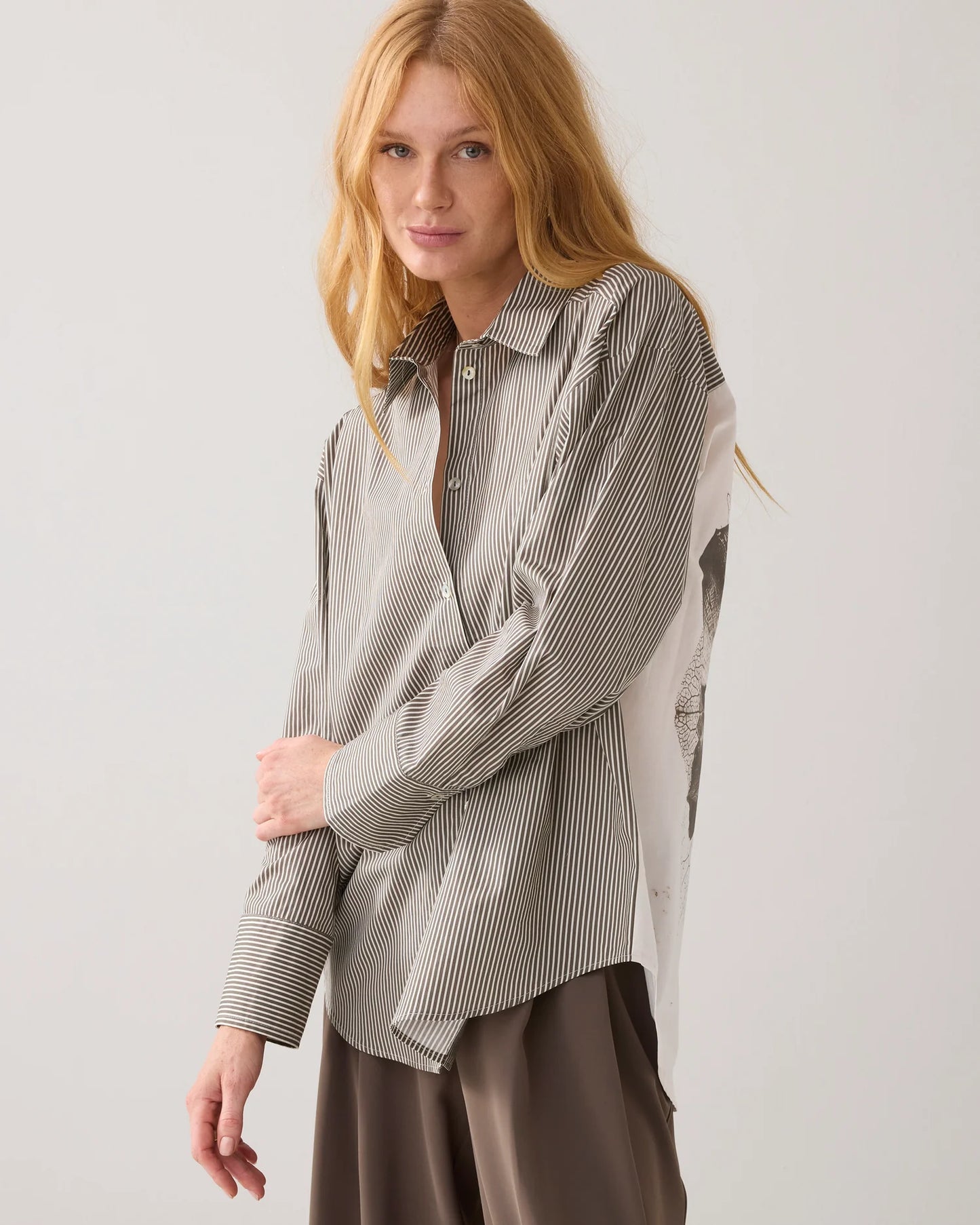 SUMMUM BLOUSE BIG FLOWER COTTON DAR